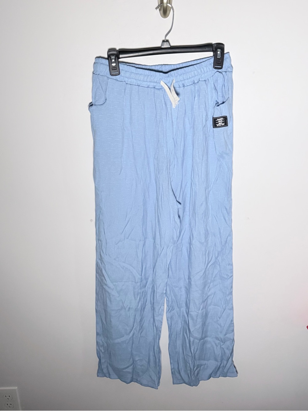 COSTUME Scrub like Amazon Light Weight Blue Men's Drawstring Pants